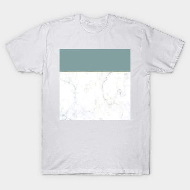 Teal marble - Opal - T-Shirt | TeePublic